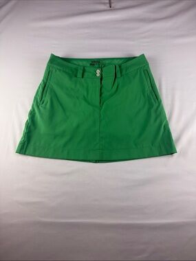 Nike Golf Tour Performance Dri FIT Golf Skort Green Women's Size Large Like New